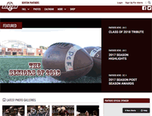 Tablet Screenshot of bentonpantherfootball.com